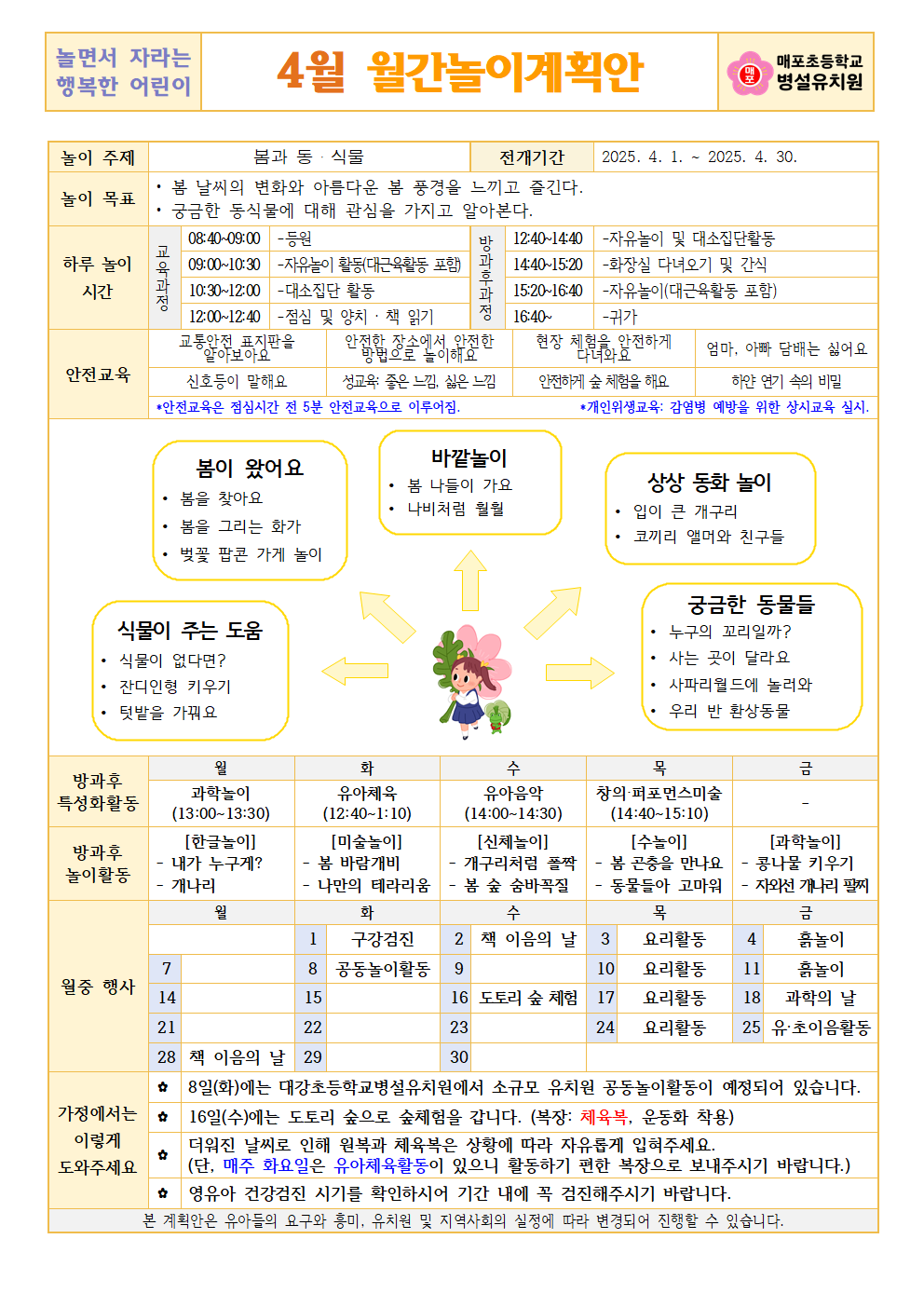 2025. 4월 월간놀이계획안(매포초병설유)001